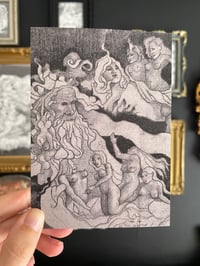 Image 1 of Face of God - Beyond The Veil Detail Postcard 