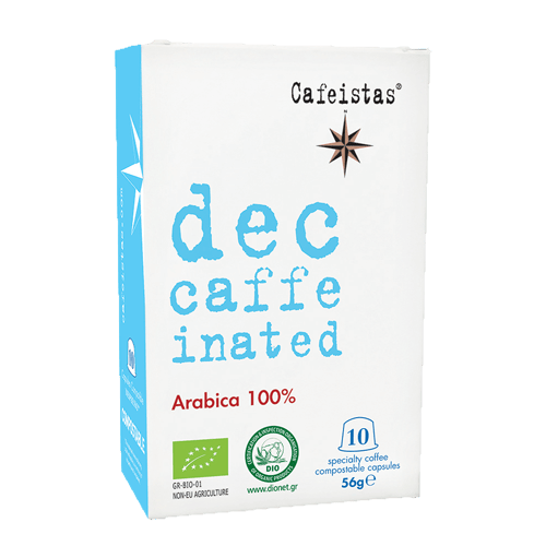 Image of water decaffeinated - arabica - organic coffee - 10 compostable nespresso®*compatible capsules 