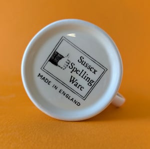 Finger spelling alphabet mug