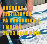 Image 1 of Baskurs i Textiltryck 25
