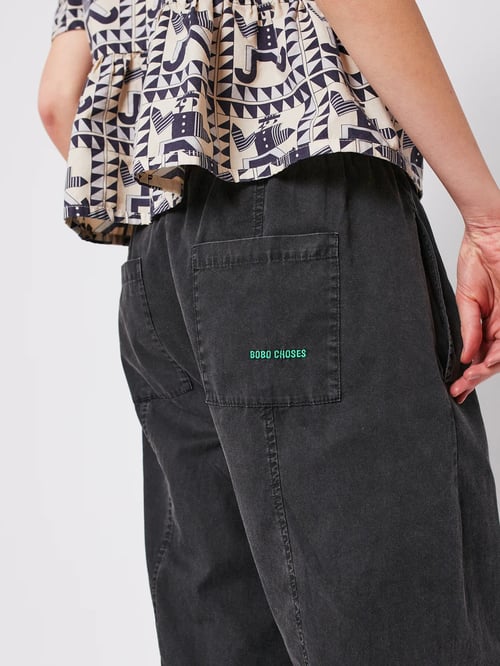 Image of 2-Pantalón cocoon gris oscuro