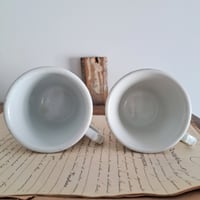 Image 7 of Lovely Weathered French Bistro Cups