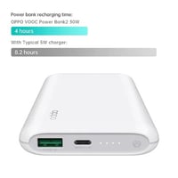 Image 3 of OPPO VOOC Power Bank2 30W 10000mAh Flash Charge – White & Black