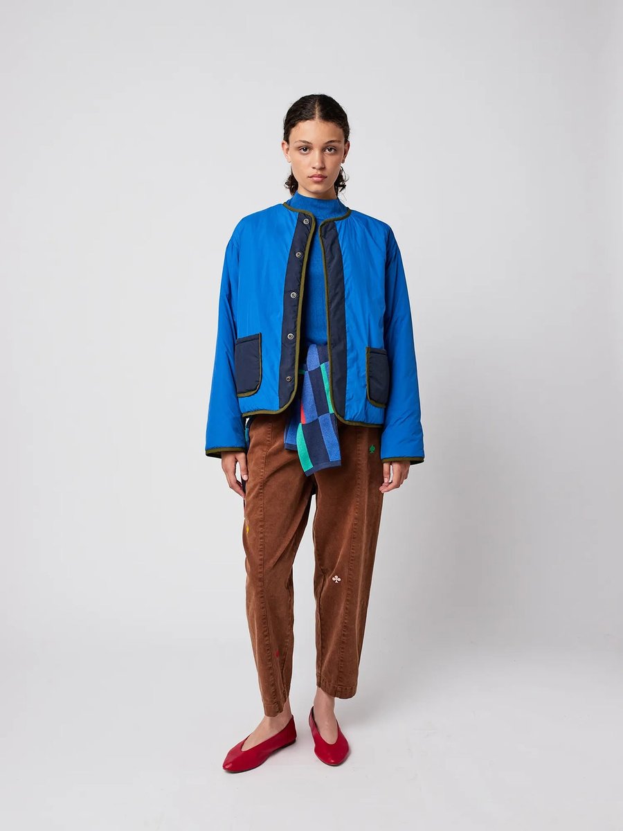 Image of 5-Chaqueta reversible color block 