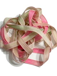 Image 3 of 1PC. COCONUT PALMS 42" Hand Dyed Finished Edge Silk Wrist Wrap Bracelet/Jewelry/Craft Ribbons