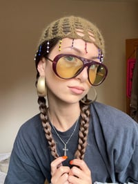 Image 5 of loupy net cap pattern 