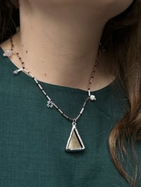 Image 3 of Mirror & Beads Necklace #04