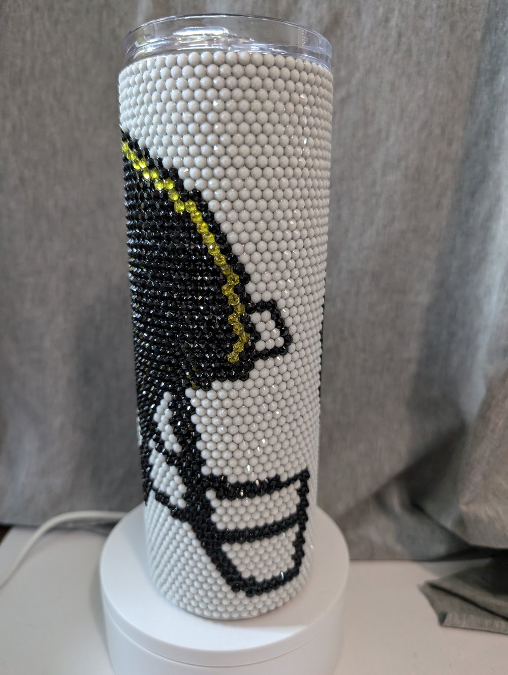 Image of Pittsburgh Football Rhinestone Tumbler