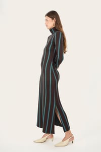 Image 1 of ABITO ARIZONA RIGHE MARRONE