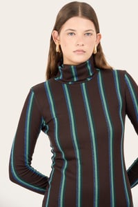 Image 3 of ABITO ARIZONA RIGHE MARRONE