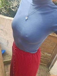 Image 10 of Made to Order in 2 to 3 weeks! - Cornish Heart Necklace - with Chalcedony Gemstone 