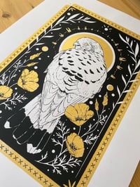 Image 4 of (*FREE) 'California' Screenprint (50x40cm) - Black & Gold ink