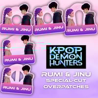 Kpop Demon Hunters Rumi & Jinu Special-Cut Overpatches