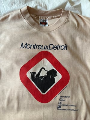 Image of 1981 Montreux-Detroit Jazz Festival T-Shirt