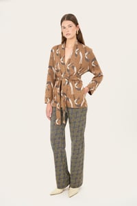 Image 1 of PANTALONE POLINESIA GEOMAC MULTI GRIGIO