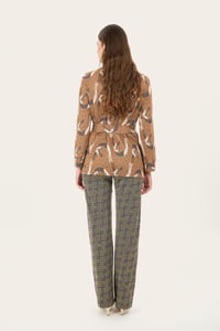 Image 3 of PANTALONE POLINESIA GEOMAC MULTI GRIGIO