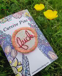 Image 1 of Cursive Pins