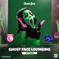 Image 2 of YouTooz Exclusive Ghost Face Lounging Vinyl Figure 