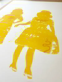 Image 4 of The Yellow Ladies with butterfly and heart