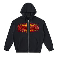 Image 1 of Bronzello Flame Hoodie Zip Up 