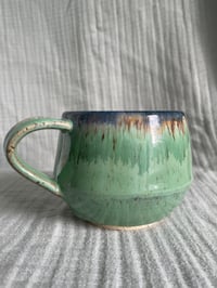 Image 1 of Handmade Blue Seafoam Mug