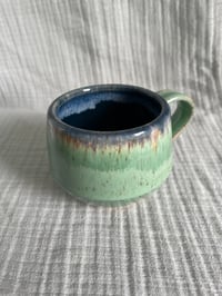 Image 2 of Handmade Blue Seafoam Mug