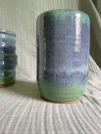 Image 1 of Seafoam Green Vase