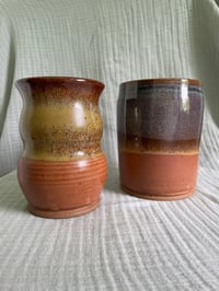 Image 3 of Blue Ash Brown Straight Vase
