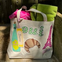 Image 2 of Custom Tote Bag w/ Bag Charm