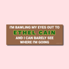 Bawling My Eyes Out To Ethel Cain Bumper Sticker