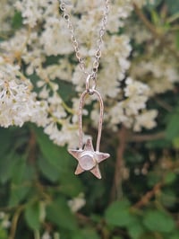 Image 9 of Moonstone Star - Sterling Silver Necklace 