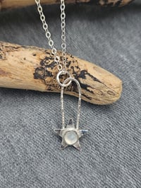 Image 5 of Moonstone Star - Sterling Silver Necklace 