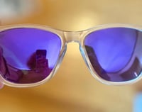 Image 2 of Raised Fist Polarized Sunglasses (Purple)