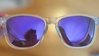 Image 1 of Raised Fist Polarized Sunglasses (Purple)