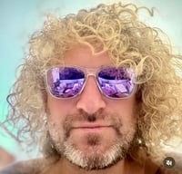 Image 4 of Raised Fist Polarized Sunglasses (Purple)