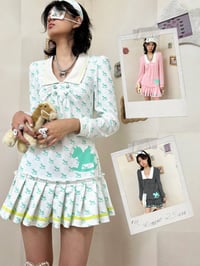 Image 1 of Three-color autumn/winter dress