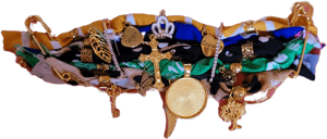 Image of Stacked Distressed Treasure Wristlet