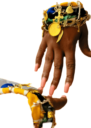 Image of Stacked Distressed Treasure Wristlet