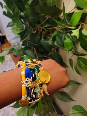 Image of Stacked Distressed Treasure Wristlet