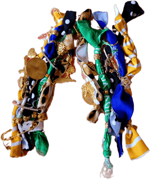 Image of Stacked Distressed Treasure Wristlet