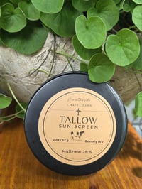 Tallow Sun Screen