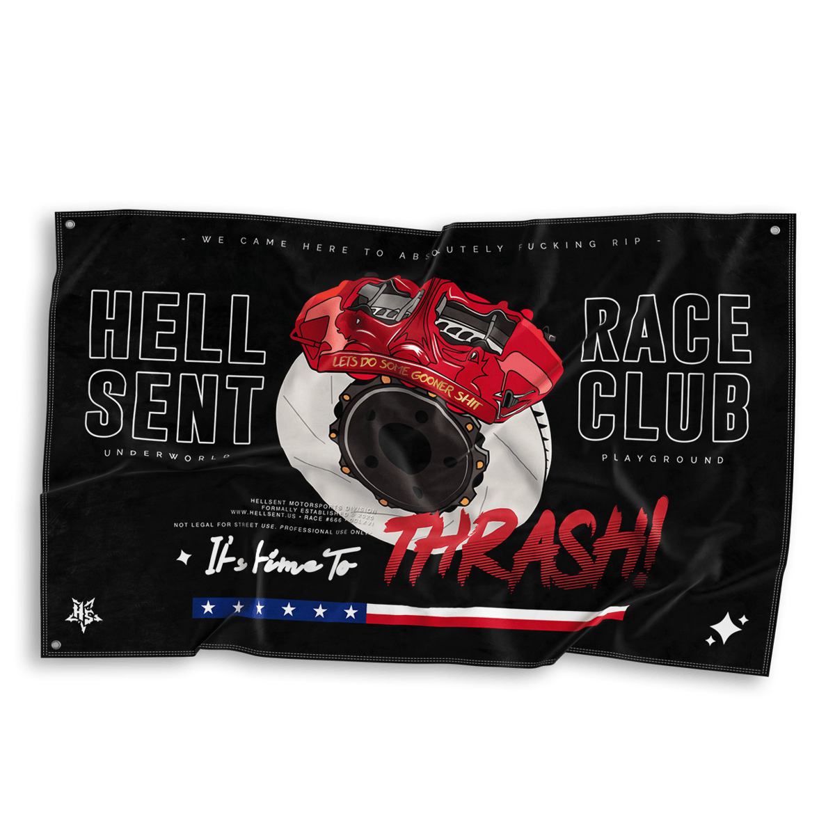 Image of Hellsent Race Club Flag