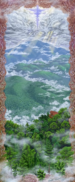 Image of Mysterious Threshold [Tapestry, Print, Panel]