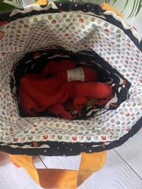 Image 3 of Sac à Projets taille M,  poche avant transparente : Ciel étoilé