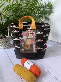 Image 4 of Sac à Projets taille M,  poche avant transparente : Ciel étoilé