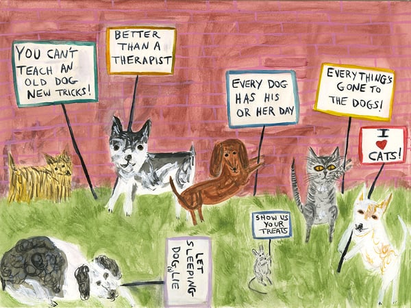 Image of Dog Days - limited edition print