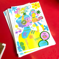 Image 2 of Space Chic - Risograph - 11 x 17 in  