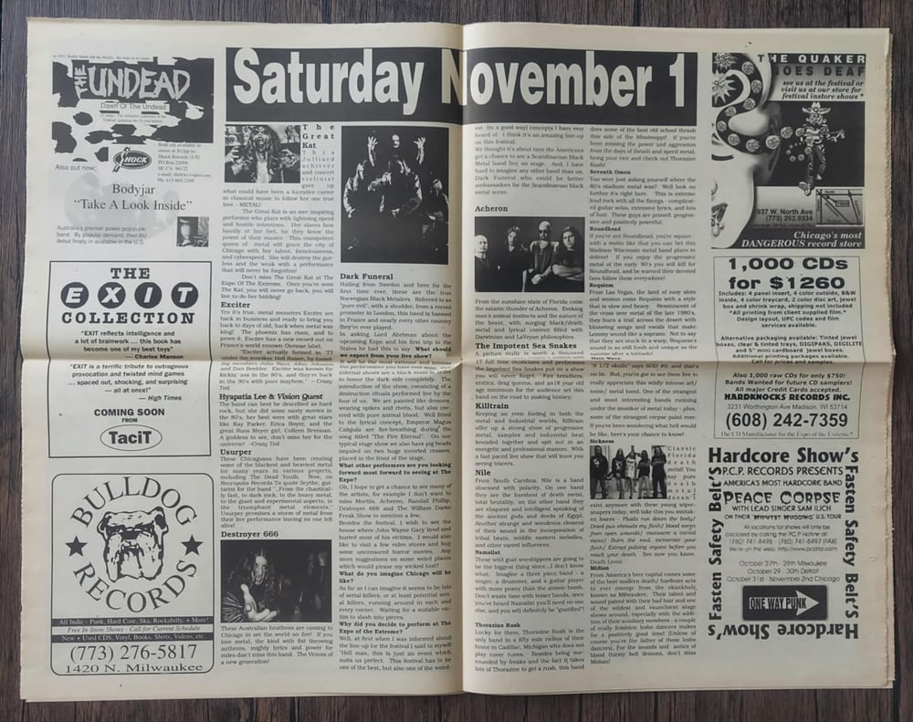 Expo of the Extreme - October 1997 "The Expo Extra"