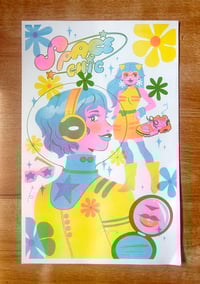 Image 3 of Space Chic - Risograph - 11 x 17 in  