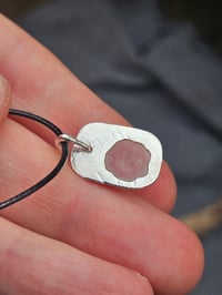 Image 7 of Rose Quartz Cord Necklace 